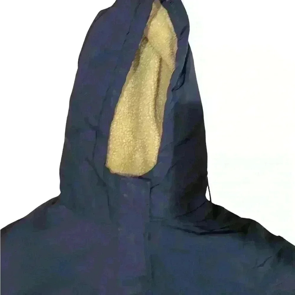 Pop Sugar Size Small Women’s Parka Navy Blue with adjustable clasps - Picture 4 of 8